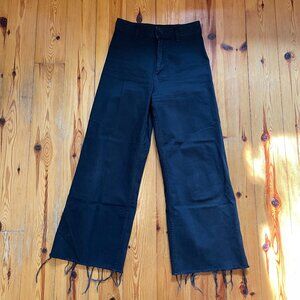 ZARA Marine Straight Jeans Black - Women's 8 / 30